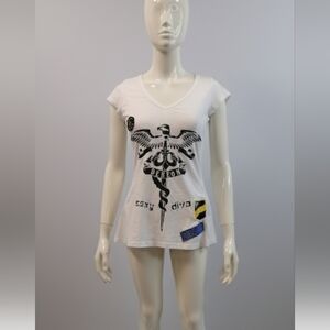 Dereon Beyonce Sexy Diva Back Zipper T-shirt Sz Sm…